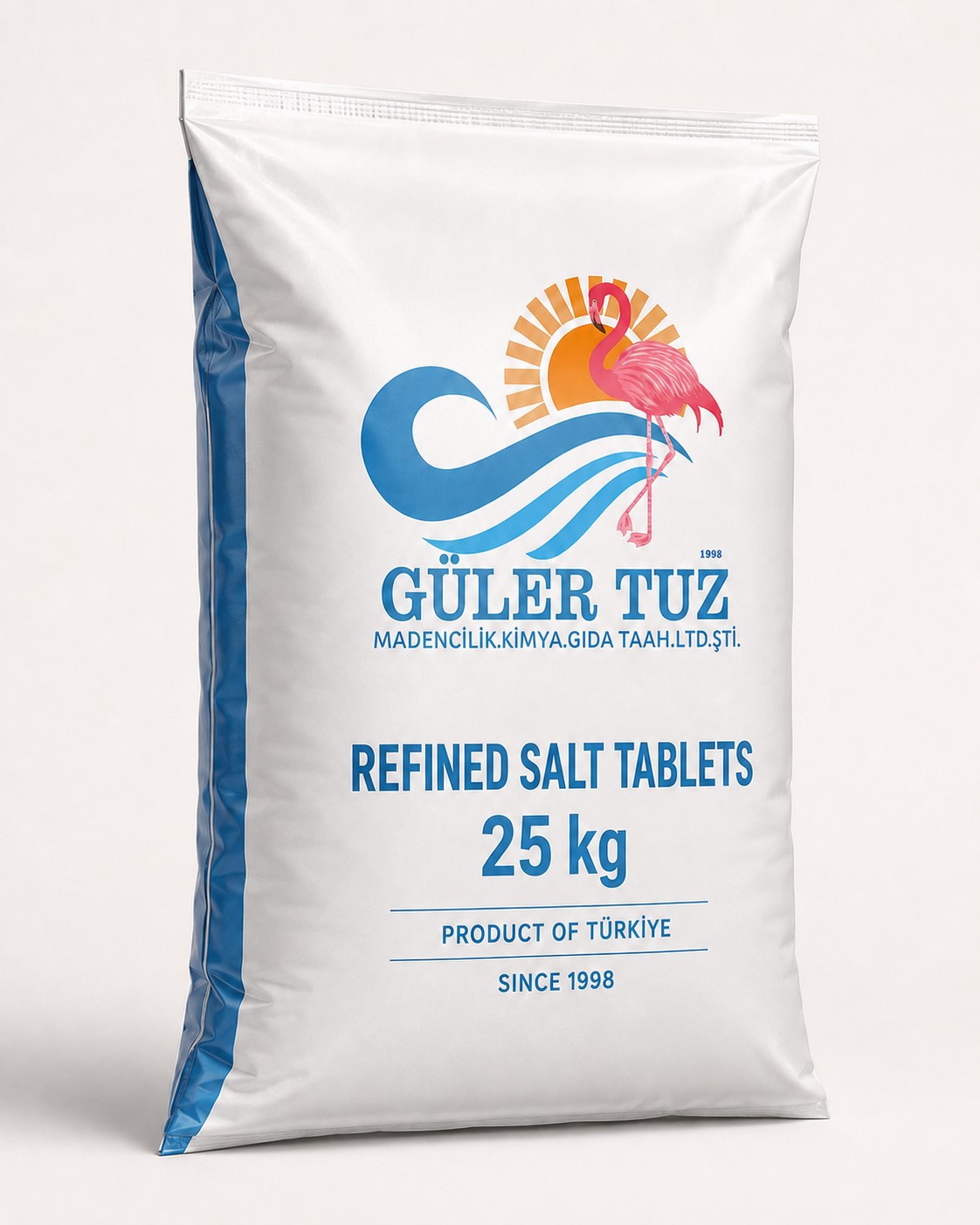 Güler Tuz 25 kg rafinuotos druskos tabletėmis pakuotė